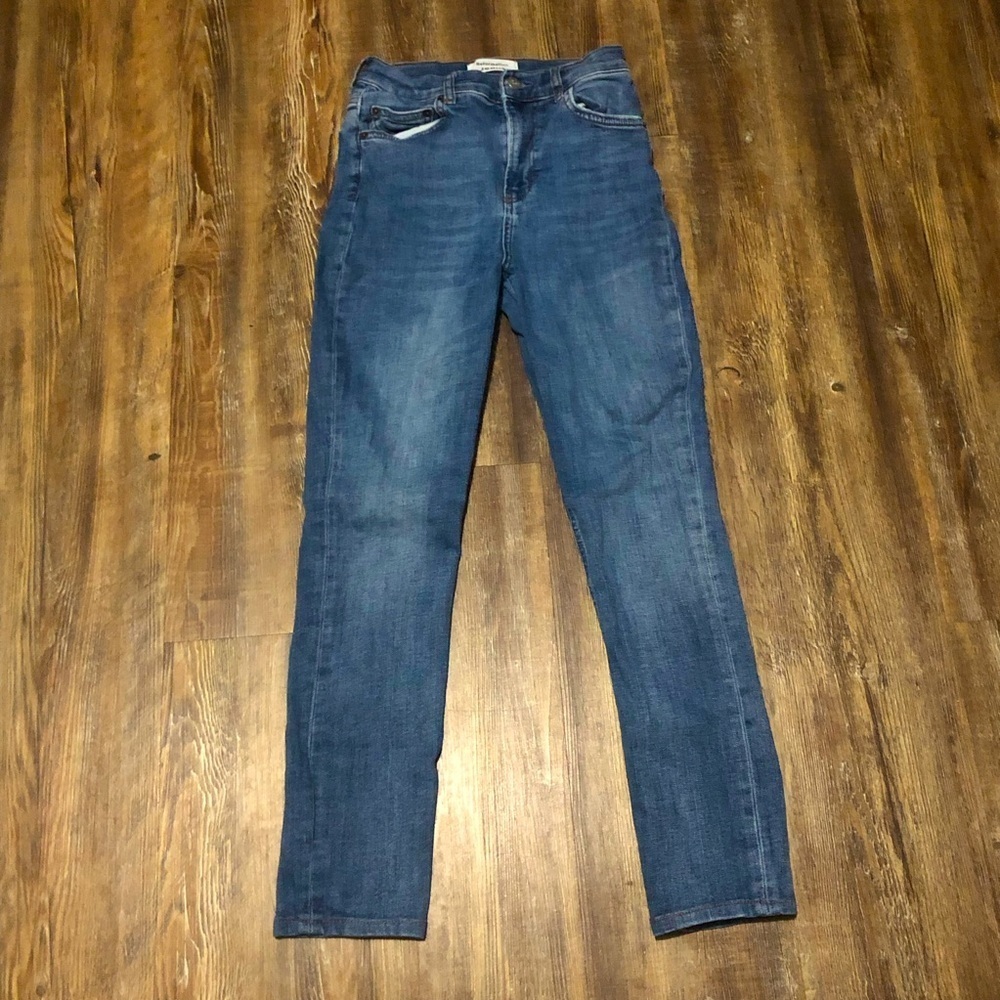 Reformation Cropped Slim Jeans Women's 25 High Rise Designer Denim in Destin